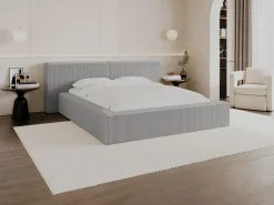 Vente-unique Canapé abatible 160 x 200 cm de pana + colchón - TIMANO