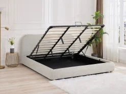 Vente-unique Canapé abatible de 180 x 200 cm de tela color - VANARI