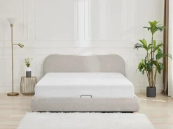 Vente-unique Canapé abatible de 180 x 200 cm de tela color - VANARI