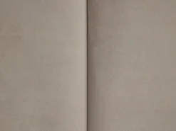 Best Vente-unique Canapé abatible de 160 x 200 cm con cabecero y lámpara integrada en terciopelo - SARETO Topo