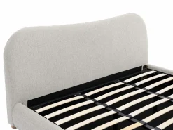 Discount Canapé abatible de 180 x 200 cm de tela color + colchón - VANARI Cama Con Canapé|Cama Con Almacenaje