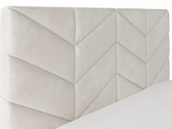 Discount Canapé abatible de 160 x 200 cm de tela texturizada + colchón - JUSTANI Cama Con Canapé|Cama Con Almacenaje