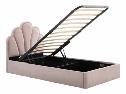 Discount Canapé abatible de concha 90 x 190 cm tela + colchón - CORALUNO Cama Con Canapé|Cama Infantil