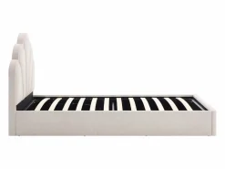 Discount Vente-unique Canapé abatible de concha 90 x 190 cm tela + colchón - CORALUNO Beige