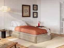 Best Canapé abatible HESTIA de YSMÉE PLAY Color roble 90 x 190 cm Somier Con Canapé|Somier - 90X190Cm