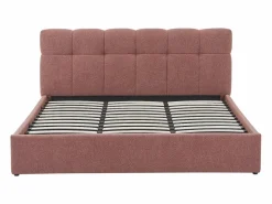 Vente-unique Canapé abatible King Size 180 x 200 cm en tela bouclé - MAZIRI