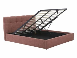 Vente-unique Canapé abatible King Size 180 x 200 cm en tela bouclé - MAZIRI