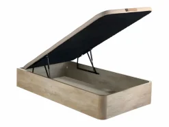 Outlet Canapé abatible90 x 200 cm - Natural claro - HESTIA de YSMÉE Somier Con Canapé