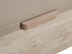 Outlet Canapé abatible90 x 200 cm - Natural claro - HESTIA de YSMÉE Somier Con Canapé