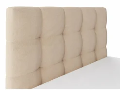 Clearance Canapé abatible140 x 190 cm de terciopelo en color con colchón - MIRDAL Cama Terciopelo|Cama Con Canapé