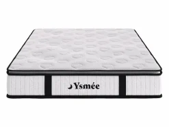 Ysmée Canapé colchón de muelles ensacados AMERICAN DREAM de YSMÉE 140 x 190 cm de 28 cm de grosor