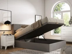 Ysmée Canapé cama 160 x 200 cm - Tela - CENOVAS de YSMÉE