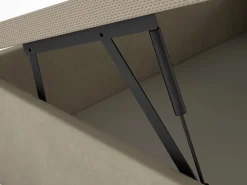 Outlet Ysmée Canapé con somier 160 x 200 cm - Tela - CENOVAS de YSMÉE Beige