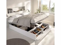 Canapé Lan diseño abatible con zapatero 12 pares 32x150x190 cm