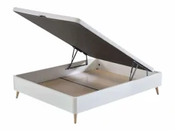 Canapé 135x190 cm nórdico con patas inclinadas dormitorio