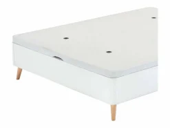Canapé 135x190 cm nórdico con patas inclinadas dormitorio