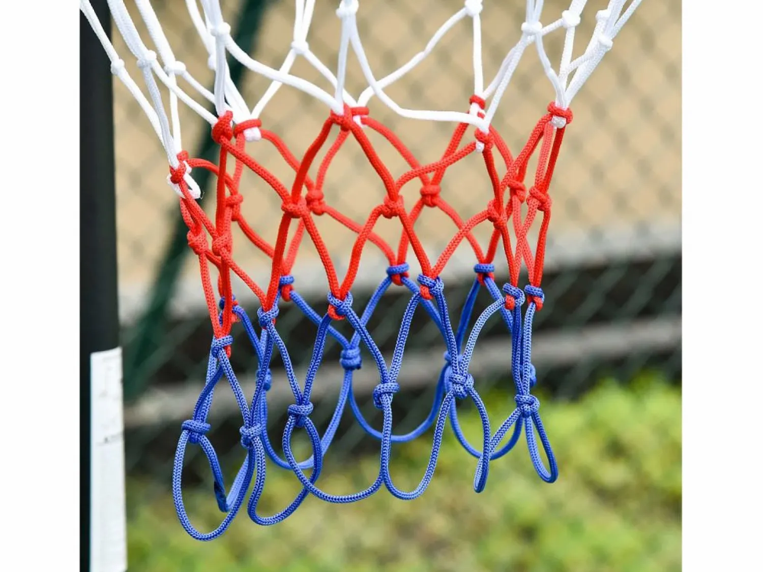 Homcom Canasta de baloncesto negro y rojo 75x83x261 cm