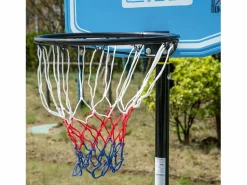 Clearance Homcom Canasta de baloncesto negro y azul 76x70x254 cm Multicolor