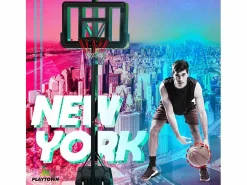 AHD Canasta de baloncesto portátil, profesional ajustable 250-305 cm NY