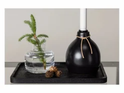 ebuy24 Candelabro Ulricehamn con luz LED negra.