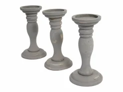 Sale Candelero H361 (juego de 3), Portavelas Y Vela