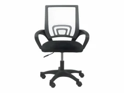 Clearance TOPESHOP CARISE - Silla operativa ergonómica - Altura regulable - Con reposabrazos - Silla operativa giratoria Gris