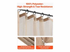 Clearance Carpa de Jardín SucceBuy Pantalla para Cenador de 305 x 305 x 213.5 cm (Malla Incluida) Caqui