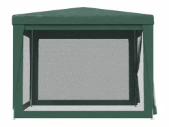 Best Carpa para fiestas con 4 paredes de malla HDPE 3x3 m ES903213 Verde