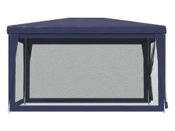 Discount Carpa para fiestas con 4 paredes de malla HDPE 3x4 m ES623135 Azul