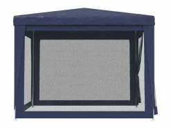 Carpa para fiestas con 4 paredes de malla HDPE 3x3 m ES687578