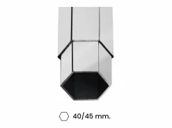 Online Carpa plegable profesional de aluminio con estructura hexagonal, Market-Pro 3X3, color , impermeable Cenador Y Quiosco