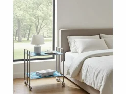 Don Hierro Carrito auxiliar plegable con ruedas - Estructura metálica gris, 2 estantes laminados Decorado Peces es – 72*66*43 cm - BAUHAUS