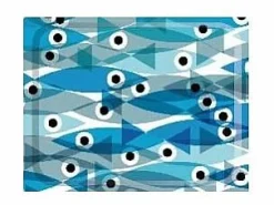 Don Hierro Carrito auxiliar plegable con ruedas - Estructura metálica gris, 2 estantes laminados Decorado Peces es – 72*66*43 cm - BAUHAUS