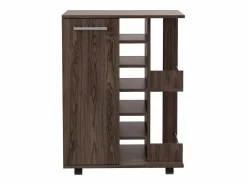 New Carrito de Bar, Bar Cart, con botellero y ruedas Mueble Bar