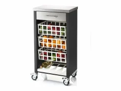 Discount Carrito de cocina, carrito verdulero – , Inox - 93*48*34cm - MOHER Mueble Camarera