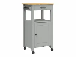 Hot Carrito de cocina MONZA madera maciza de pino 48x40x88,5 cm Mueble Camarera