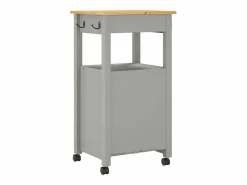 Hot Carrito de cocina MONZA madera maciza de pino 48x40x88,5 cm Mueble Camarera