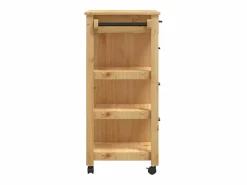 Clearance Carrito de cocina MONZA madera maciza de pino 84x40x88,5 cm Mueble Camarera