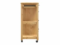 Sale vidaxl Carrito de cocina MONZA madera maciza de pino 84x40x88,5 cm Color natural claro