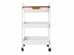 Carrito multiusos Garbo Quid 3 niveles con ruedas /natural 75x46,5x30,5 cm