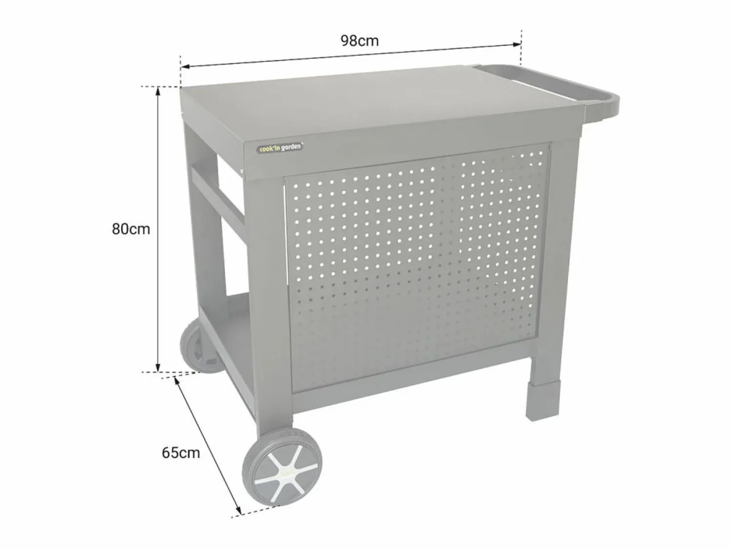 Discount Carrito para plancha REVA 80 - Materiales Y Utensilios De Cocina