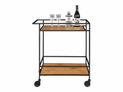 Online Carrito Vita, Marrón, 68x40x79 cm, Kendra Home Mueble Camarera