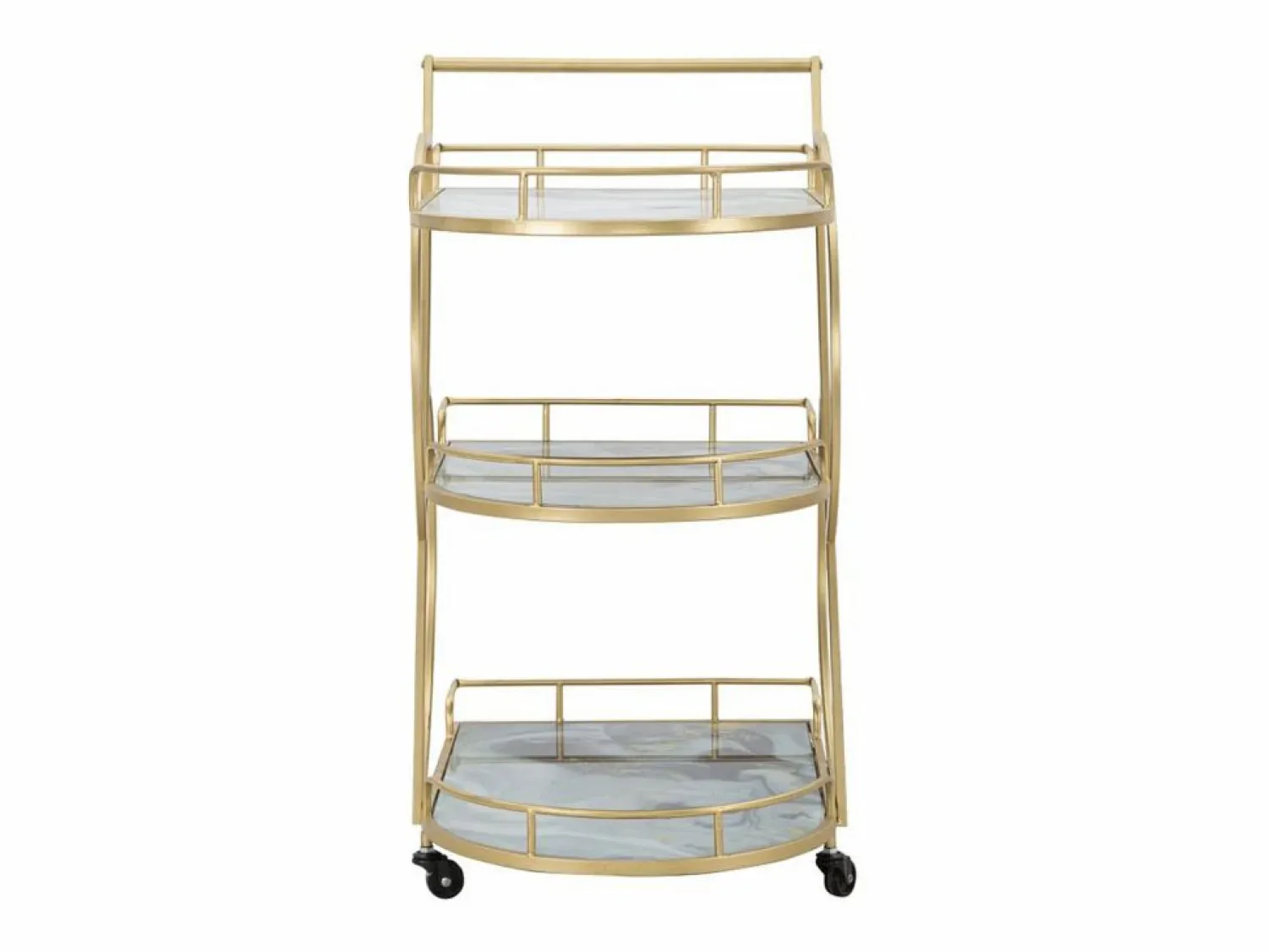 Online Carrito VKH2, Oro, 71x45,5x84,5 cm, Kendra Home Dorado