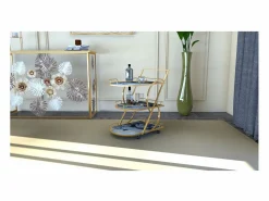 Online Carrito VKH2, Oro, 71x45,5x84,5 cm, Kendra Home Dorado