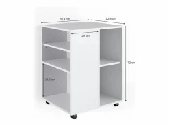 Hot Vicco Carro con ruedas 59.4x52.6x72 Blanco