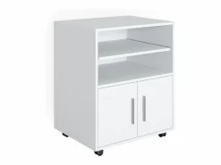 Discount Vicco Carro con ruedas 48.4x60.2x74.4 novak Blanco