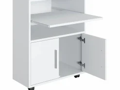Discount Vicco Carro con ruedas 48.4x60.2x74.4 novak Blanco