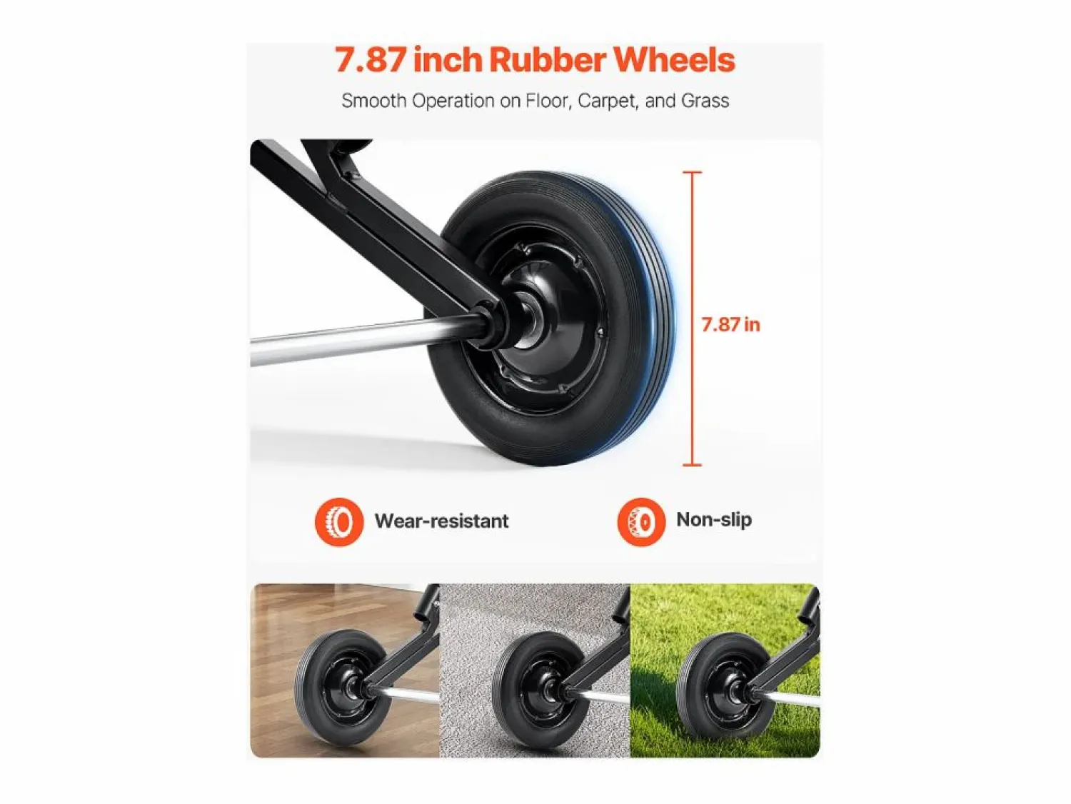 New Carro de Apoyo Porta Sillas Plegables SucceBuy, para 10 Sillas, Carga 68kg para Empujar Silla Conferencia