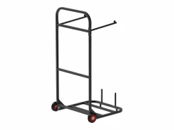 Carro de Apoyo Porta Sillas Plegables SucceBuy, para 10 Sillas, Carga 45kg para Empujar