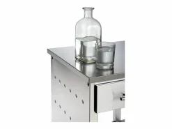 Don Hierro Carro de cocina, Carro Verdulero doble - 92*72,5*45,5cm – MALMÖ INOX Plateado